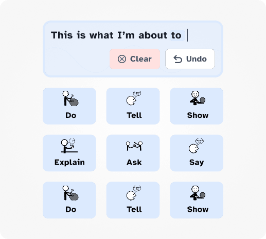 PowerSpeak communication interface preview
